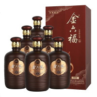 四川金六福 浓香型 50度 商务宴请礼品酒 v30 整箱500ml*6