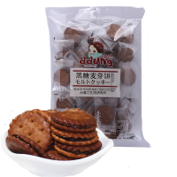 ddung 冬己 黑糖麦芽味饼干 休闲零食 夹心小饼干258g
