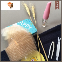 450贴 尖头橄榄型蕾丝双眼皮贴超隐形自然无痕透气网纱肉色美目贴 三维工匠