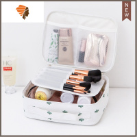 化妆包女便携2021新款大容量超大高级感旅行简约随身化妆品收纳包 三维工匠 NC化妆包A 仙人掌