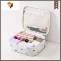 旅行便携收纳包出差手提迷你化妆箱袋洗漱包化妆品包洗漱袋 三维工匠 B款仙人掌(加厚)化妆包