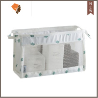 旅行化妆包收纳包男女手提大容量网格透气洗漱包化妆袋出差手拿包 三维工匠 仙人掌