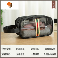 化妆包洗漱大容量便携网纱超大女2021新款口红收纳袋品旅行高级 三维工匠 ?2021轻奢单提方包?[适合水乳、香水、防晒