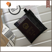 无印简约化妆包手拿网纱小号便携气垫口红补妆包迷你随身女收纳袋 三维工匠 中号 经典款