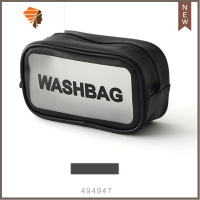 防水洗漱包旅游男女户外便携收纳袋大容量洗浴化妆包旅行套装出差 三维工匠 黑色