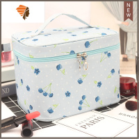 ins网红女便携大容量旅行防水随身少女心化妆品收纳盒袋箱 三维工匠 大号蓝莓化妆包