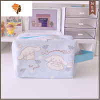 卡通可爱美乐蒂大耳狗化妆包学生大容量笔袋PU护肤品手提袋化妆袋 三维工匠 手提PU化妆包-大耳狗