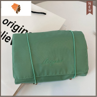 刘亦菲同款可拆卸高级感化妆包便携旅行ins风大容量护肤品洗漱袋 三维工匠 大容量化妆包*绿