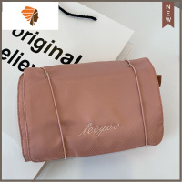 刘亦菲同款可拆卸高级感化妆包便携旅行ins风大容量护肤品洗漱袋 三维工匠 大容量化妆包*粉