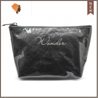 杜邦纸高级感防水TPU多功能收纳袋简约口红便携化妆包笔袋男女PVC 三维工匠 魅力黑 26(长边)×16.5×7.5