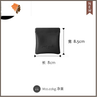 ins超火化妆包小号便携airpods保护套迷你精致小包杂物口红收纳包 三维工匠 高级黑小