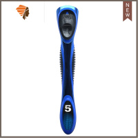 5层手动剃须刀6层刮胡刀男士星海蓝进化星天蓝刀架 三维工匠 星海蓝刀架深蓝色(锌合金电泳)