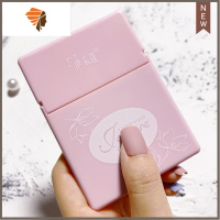 带镜子带粉扑吸油纸面部男女士脸部控油盒装去油纸收缩毛孔 三维工匠 淡淡茉莉花香[带镜子]