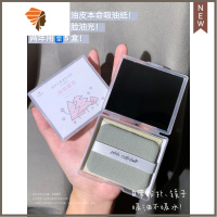油光拜拜~LOLOLA面部控油便携带镜子粉扑 送替换装 三维工匠 玻尿酸保湿款80片吸油纸