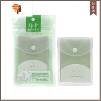 绿茶吸油纸面部控油脸部补妆清洁毛孔刘海吸油面纸便携男女士夏季 三维工匠 绿茶味 2包装[共320片]