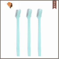 3支装修眉刀锋利画眉刮眉刀套装毛刀片初学者画眉器女 三维工匠 浅蓝色