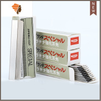 初学者安全型修眉刀片器专业女用化妆师男士专用刮眉刀套装工具 三维工匠 [普通刀刃]10片修眉刀片/1盒