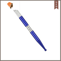 韩式半永久纹绣笔收纳盒 打雾笔 手工笔盒 刀片针片盒 纹绣用品 三维工匠 合金手工笔-蓝色