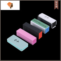 5根装 美甲磨指甲砂条修甲工具磨砂条指甲锉打磨条抛光条海绵搓条 三维工匠 5款抛光打磨豆腐块抛光折锉