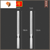 不锈钢指甲锉灰指甲专用锉刀双面打磨条抛光指甲修脚锉刀美甲工具 三维工匠 小号+大号不锈钢指甲锉抛光折锉