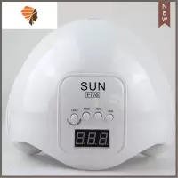 美甲光疗机led灯烤指甲胶自动感应烘干机不黑手速干美甲店专用48W 三维工匠 [USN48W光疗灯白色]USB指甲烘干器