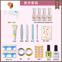 迷你鼠标美甲灯小小型便携光疗指甲油胶烤灯烘干机不黑手手持led 三维工匠 [新手套装A 配鼠标灯]白色指甲烘干器