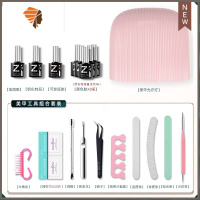 美甲工具套装光疗灯速干专业指甲油胶烤灯led烘干机家用手指照灯 三维工匠 粉2指甲烘干器