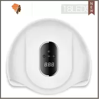 指甲油胶烤灯美甲速干店专用led照灯感应烘干机器家用工具 三维工匠 18灯珠白色指甲烘干器