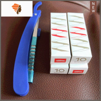 专业修眉刀片刮眉刀架安全型套装刮眉毛画眉美容初学者剃眉男女用 三维工匠 刀架1把+修眉刀40片