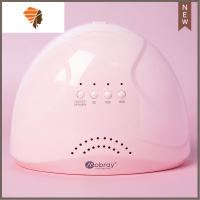 美甲灯速干光疗灯家用光疗机做指甲烤灯不黑手美甲店专用led照灯 三维工匠 M1粉色[48W速干 30颗灯珠]指甲烘干器