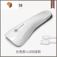 日式手持美甲光疗机uv/led充电款烤灯速干照灯美甲灯无线小型便携 三维工匠 白色款+USB线指甲烘干器