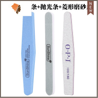 [送短搓条]美甲工具套装搓条海绵条抛光条磨砂条指甲锉美甲专用 三维工匠 D22-P[菱形]]打磨条+海绵搓+抛光折锉