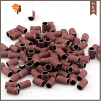 美甲工具用品美甲沙圈砂轮砂圈抛光砂纸打磨头指甲打磨机配件专用 三维工匠 砂圈100个[中砂]抛光折锉