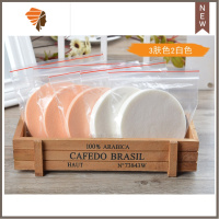 影楼9cm专用化妆大号粉扑洗脸海绵化妆粉扑干湿两用粉底扑化妆棉 三维工匠 3 肤色 2 白色