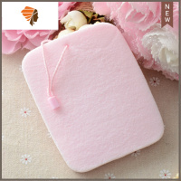 洗脸扑海绵洁面扑深层清洁洗脸海绵洁肤洗颜棉带挂绳洁面海绵粉扑 三维工匠 05#粉红色方形款大号