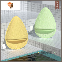 魔芋洗脸扑海绵洁面扑脸部卸妆棉洗面奶起泡球清洁去角质 三维工匠 黄色+绿色