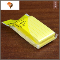 彩薇压缩洗脸扑擦脸扑压缩海绵洁面条洗面扑粉扑洗脸用的擦脸海绵 三维工匠 黄色(12条/包)