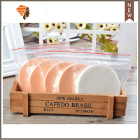 影楼大号圆形湿粉扑干湿两用海绵洗脸化妆细腻柔软气垫粉饼化妆棉 三维工匠 4袋肤色1袋白色