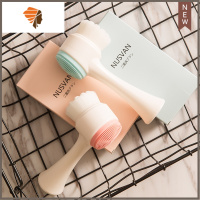 林允推荐!洗脸刷双面软毛硅胶洁面仪深层清洁去黑头 三维工匠 双头硅胶洗脸刷蓝色