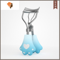 太阳花睫毛夹子卷翘定型眼睫毛器小可爱猫爪网红广角便携式女 三维工匠 渐变蓝猫爪-睫毛夹+10胶条