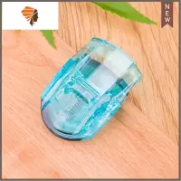 便携式睫毛夹 局部胶垫迷你型卷翘器 初学者实用化妆工具 三维工匠 标准(蓝色)E31蓝