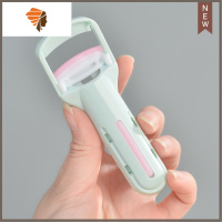 按压式便携卷翘学生初学者新定型新版眼小型局部 三维工匠 按压-绿色睫毛夹