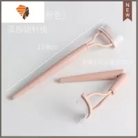 下睫毛夹局部小型细节分段夹倒睫眼睫毛极细梳理刷便携套装 三维工匠 便携式、折叠钢针梳