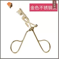 睫毛夹 睫毛自然卷翘定型便携迷你式假睫毛夹子送胶垫 三维工匠 睫毛夹-金色