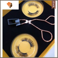 网红款睫毛夹磁力睫毛夹磁石免胶水假睫毛睫毛器迷你睫毛夹自然款 三维工匠 浓密长款-两对睫毛配套