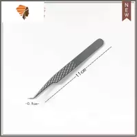 美睫镊子高精密钛合金嫁接种睫毛专用超轻公主皇后夹匠心手工开花 三维工匠 公主弯镊睫毛夹