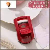 网红可爱便携式眼睫毛夹迷你局部卷翘器套装定型初学者女学生 三维工匠 广角款(石榴红)