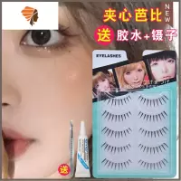 眼睫毛A型仙子毛假睫毛仙女毛网红芭比夹心M型cos自然单簇太阳花 三维工匠