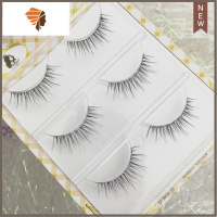 轻欧美风仿真自然魅惑水晶梗假睫毛硬梗撑双眼皮芭比卷翘网红S08 三维工匠