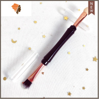 眼影刷化妆刷斜角眉刷眼线刷睫毛卷眉毛梳理海绵眼影棒一支装带盖 三维工匠 眼影棒+眼影刷 人造纤维